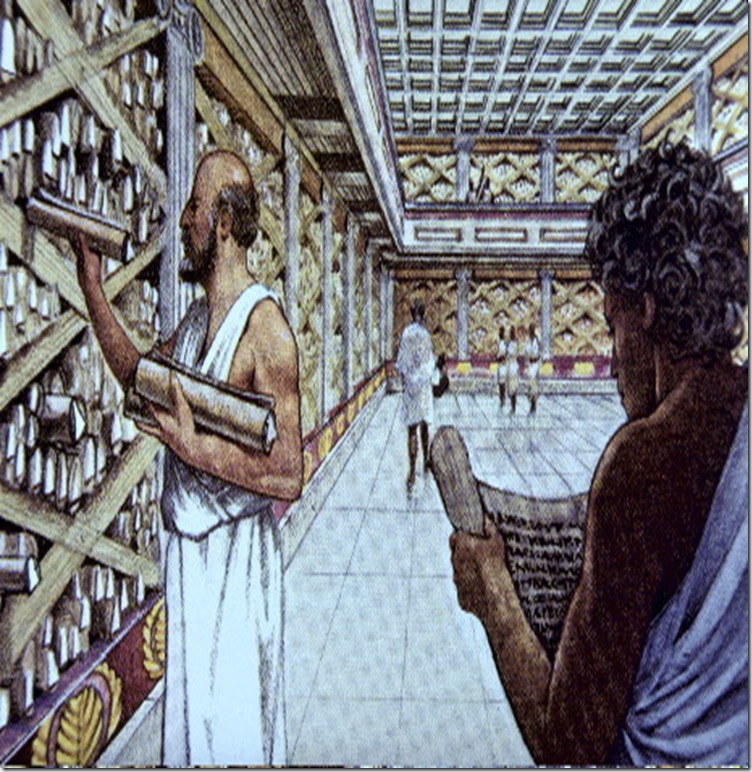 The Royal Library of Alexandria,